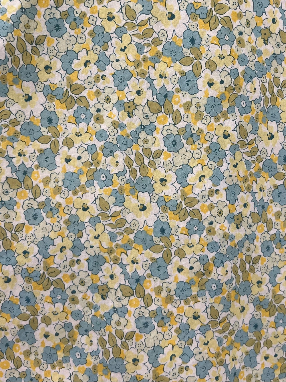 GAP Ditsy Floral Cotton Pintuck Button Down Shirt Size M - Picture 4 of 8